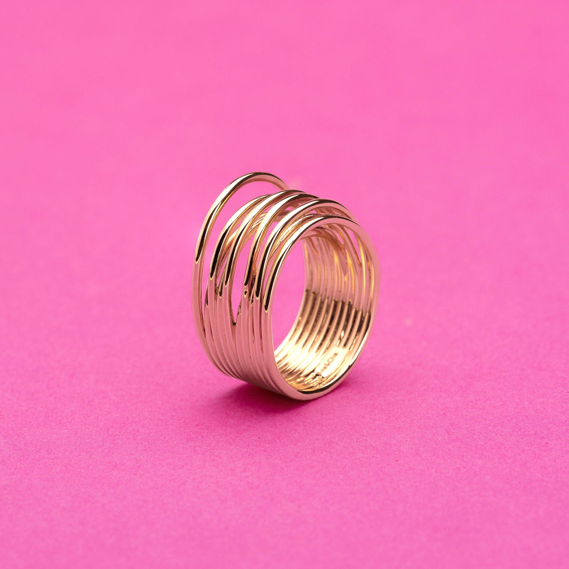 Karen - Gold Plated Ring - Ana and Cha