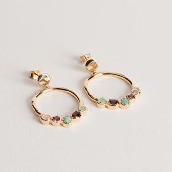 Vergoldete Ohrringe – Ana und Cha