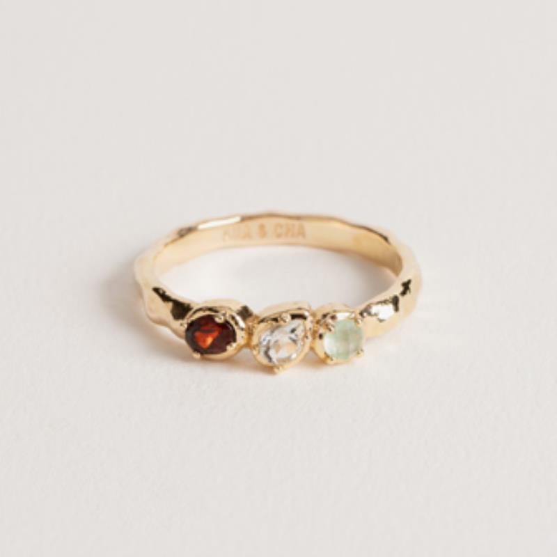 Vergoldeter Ring – Ana und Cha