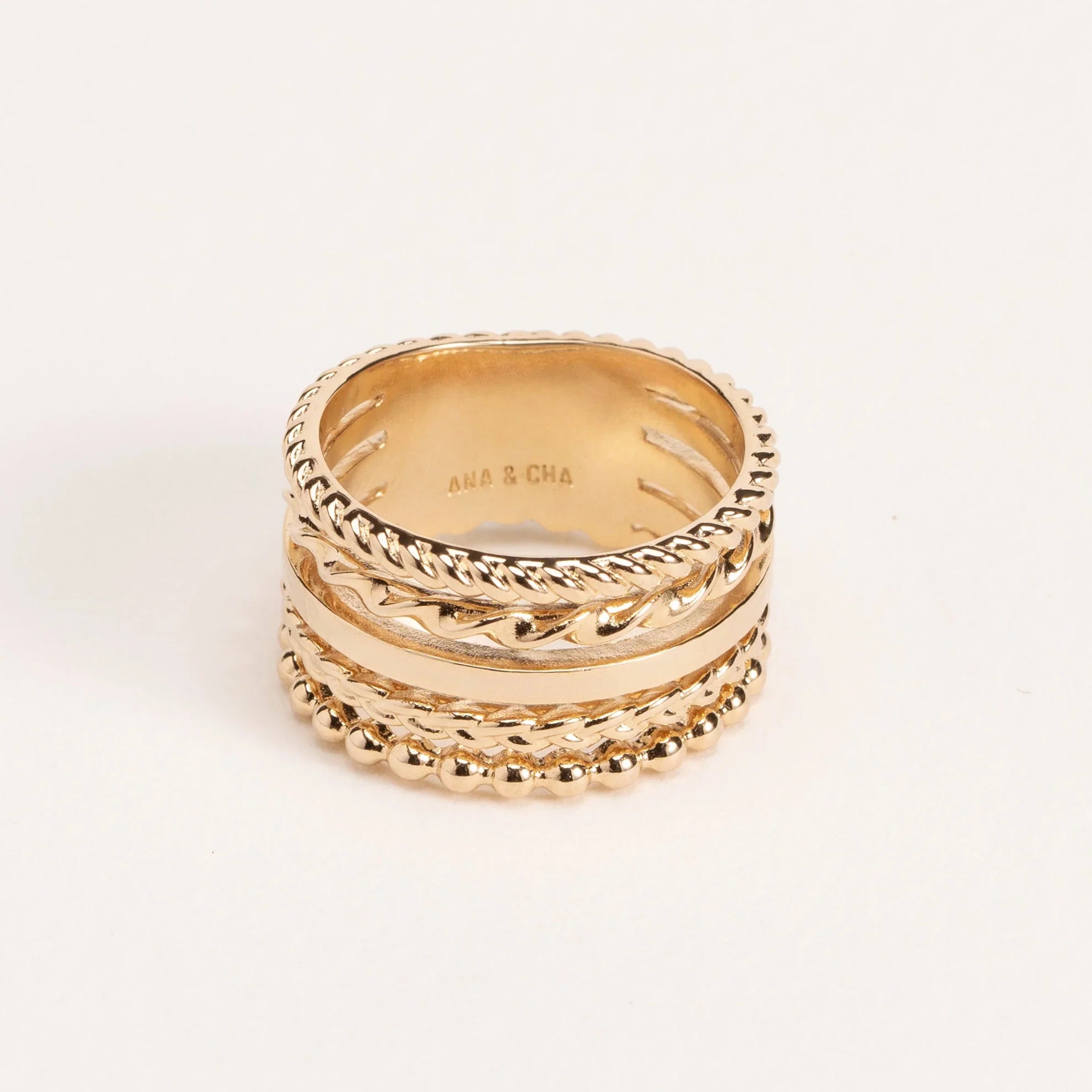 Kris - Gold Plated Ring - Ana and Cha