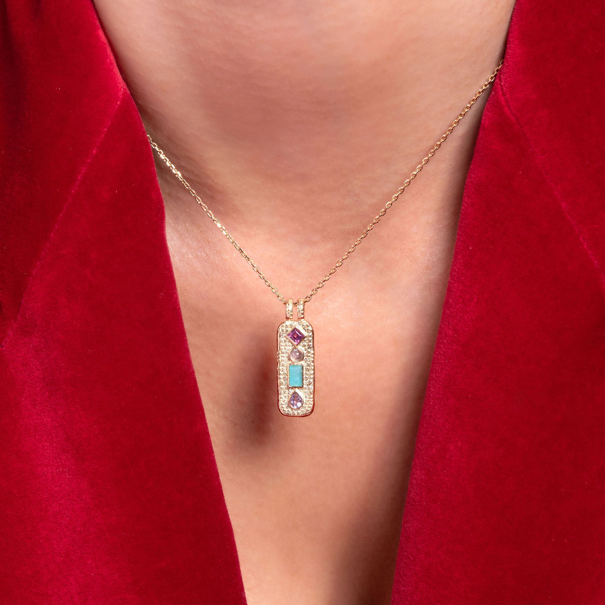 Vergulde Leora ketting – Ana & Cha – bekijk 2