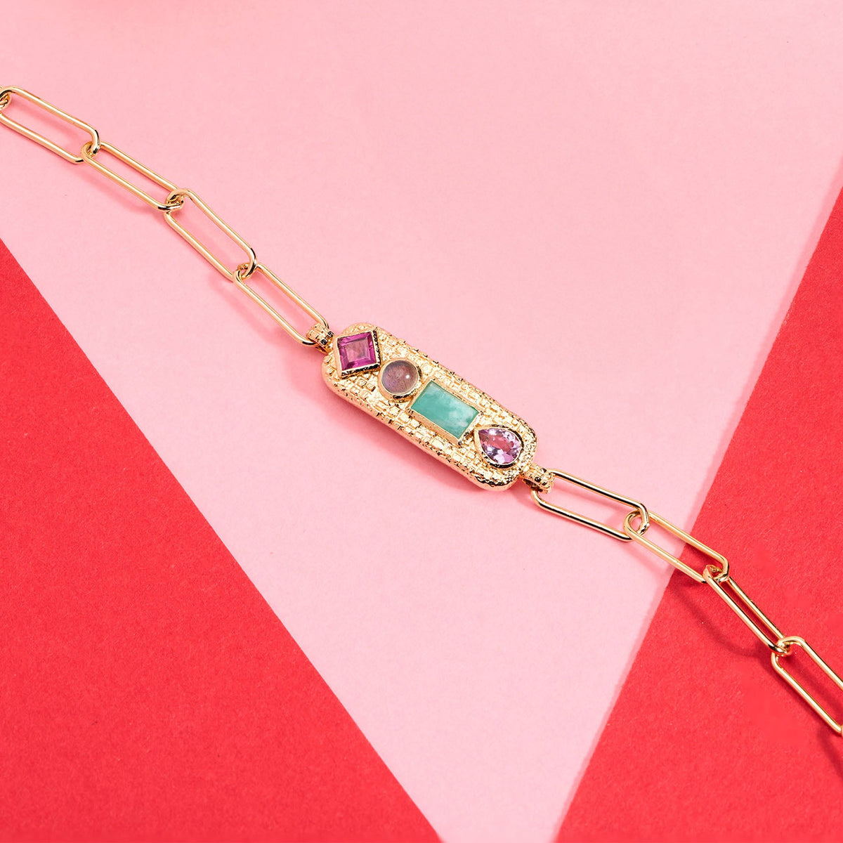 Gullbelagt Leora armbånd – Ana & Cha – Vis 4