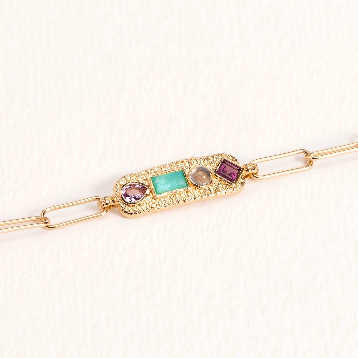 Gullbelagt Leora armbånd – Ana & Cha