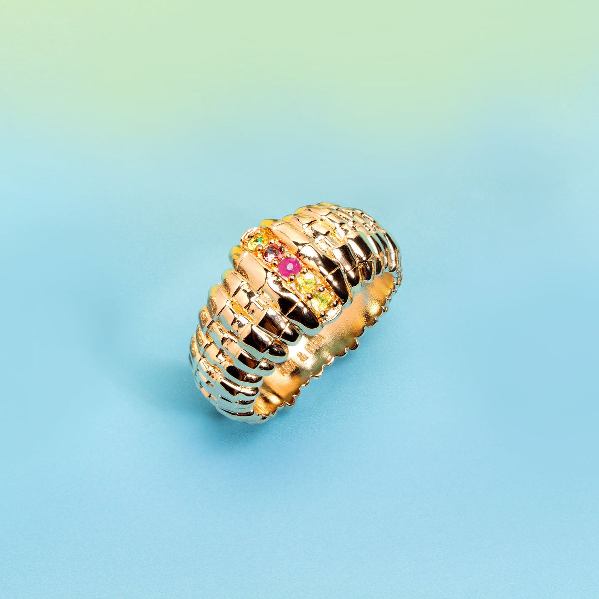 Anello Estelle in oro placcato – Ana & Cha – vista 2