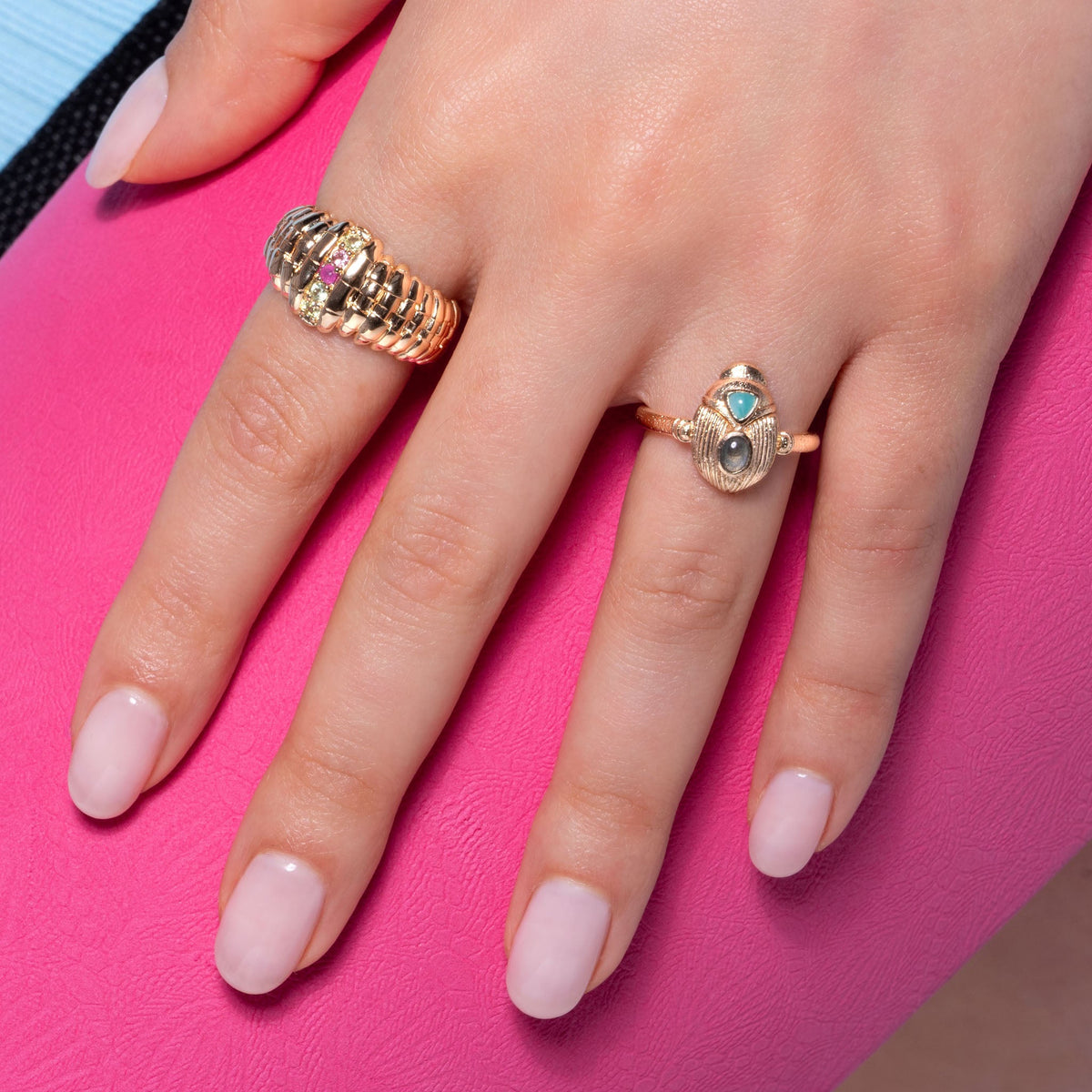 Forgyldt Betty ring – Ana & Cha – se 3