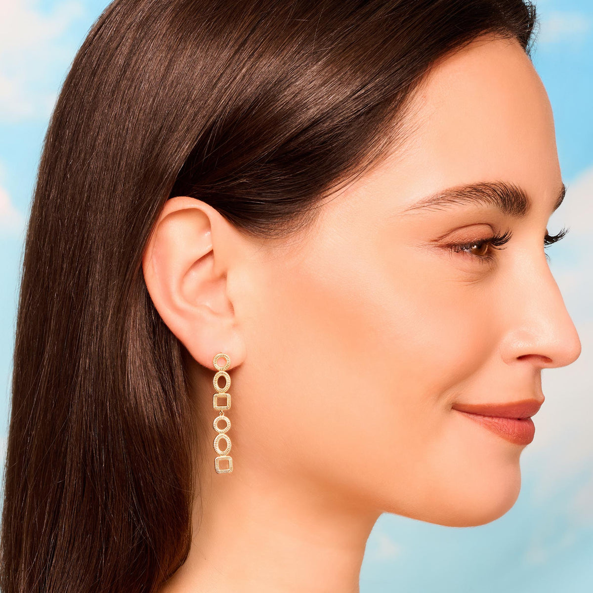 Orecchini placcati oro Angie – Ana & Cha – vista 2