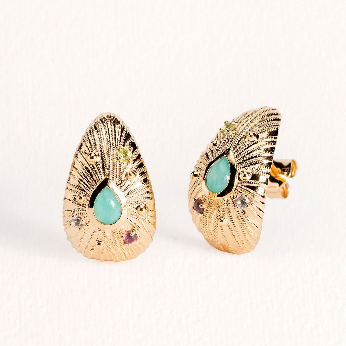 Boucles d'oreilles Gabriella en plaqué nebo – Ana & Cha