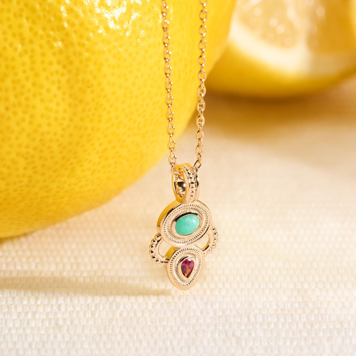 Collar Sasha bañado en oro – Ana & Cha – ver 3