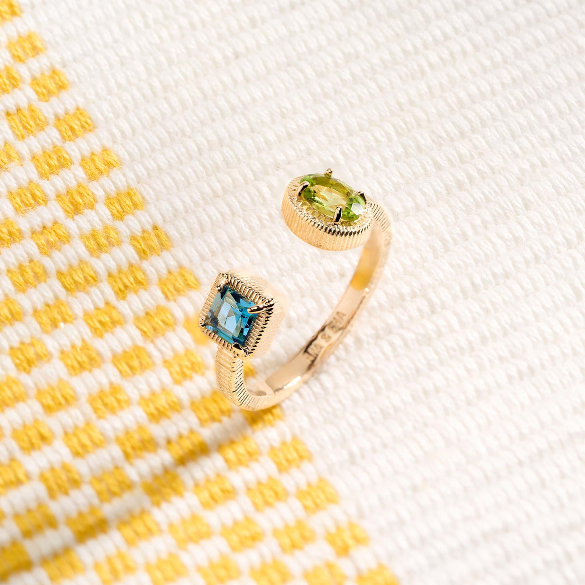 Anello Ysa in oro placcato – Ana & Cha – vista 3