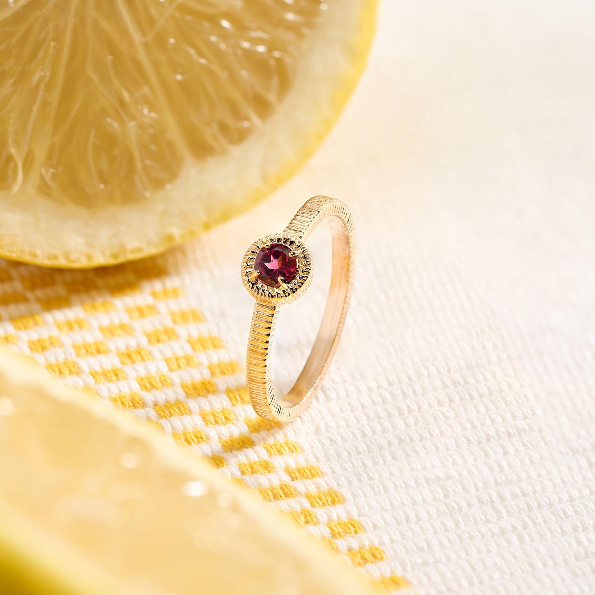 Anello Ysadora placcato oro – Ana & Cha – vista 3