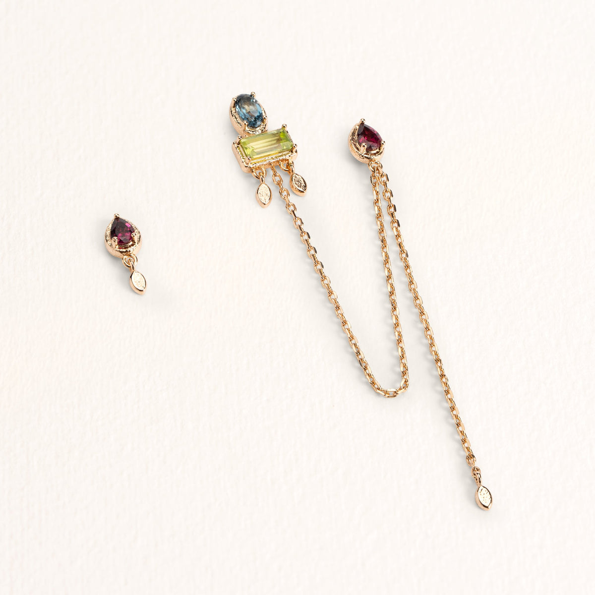 Boucles d'oreilles Sienna en plaqué or – Ana & Cha