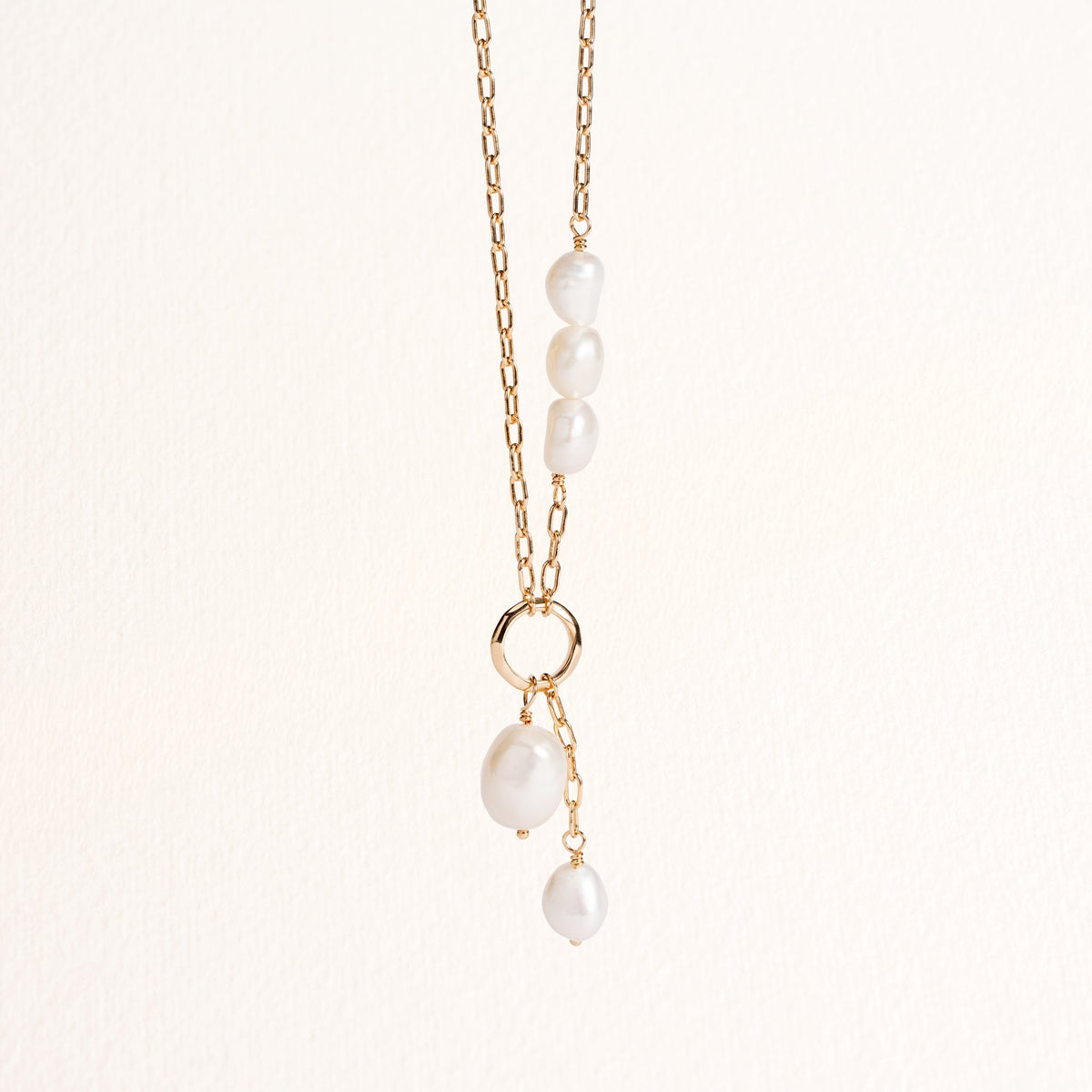 Collier Neva perles de culture en plaqué or – Ana & Cha