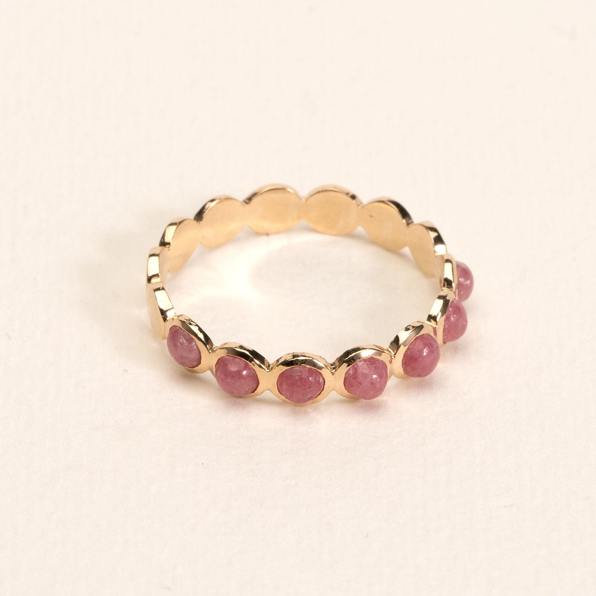 Mimi - Rhodonite - Gold Plated Ring - Ana and Cha