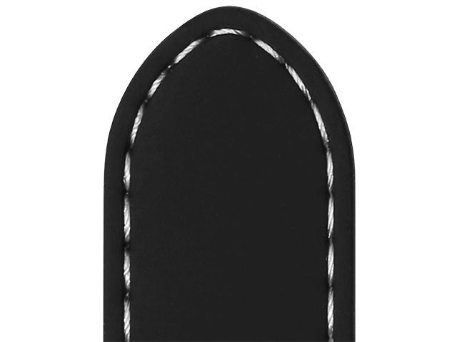 Correa de reloj de silicona - Swing - Blanco y negro - Rochet - 20x18 mm