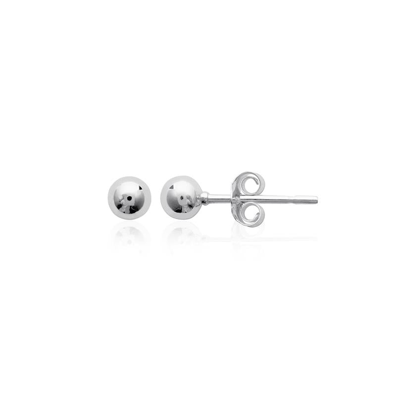 Ball - Stud earrings - Silver