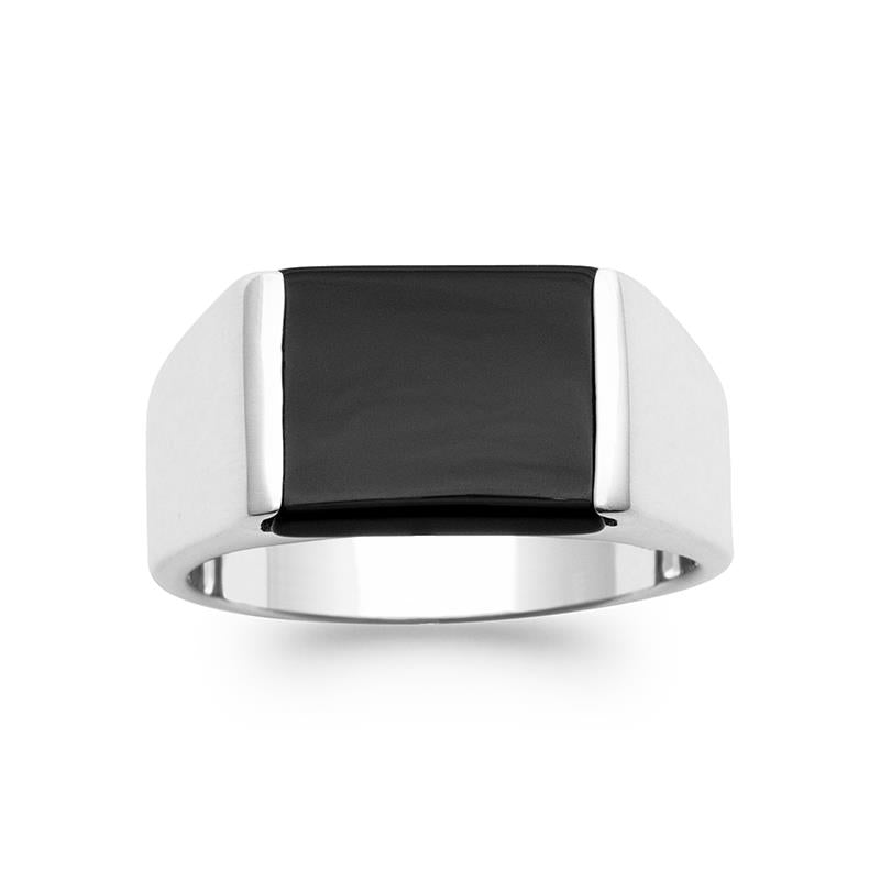Signet Ring - Rectangular - Silver