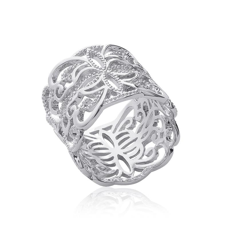 Lace - Ring - Silver - Azuline