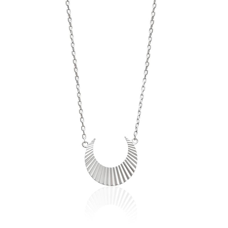 Moon - Necklace - Silver