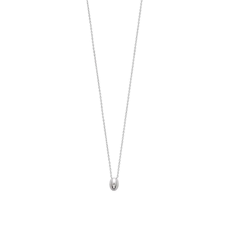 Oval - Necklace - Silver