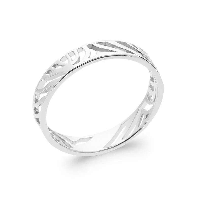 Bague Ajourée – Argent | Azuline