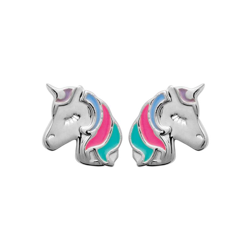 Einhorn - Silber - Ohrringe
