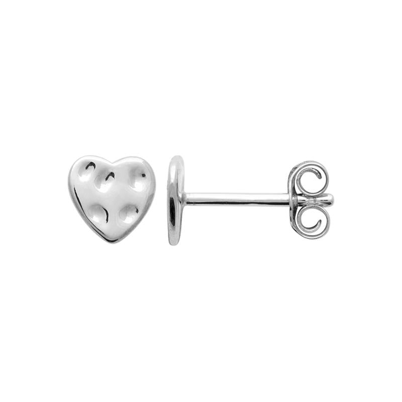 Heart - Earrings - Silver