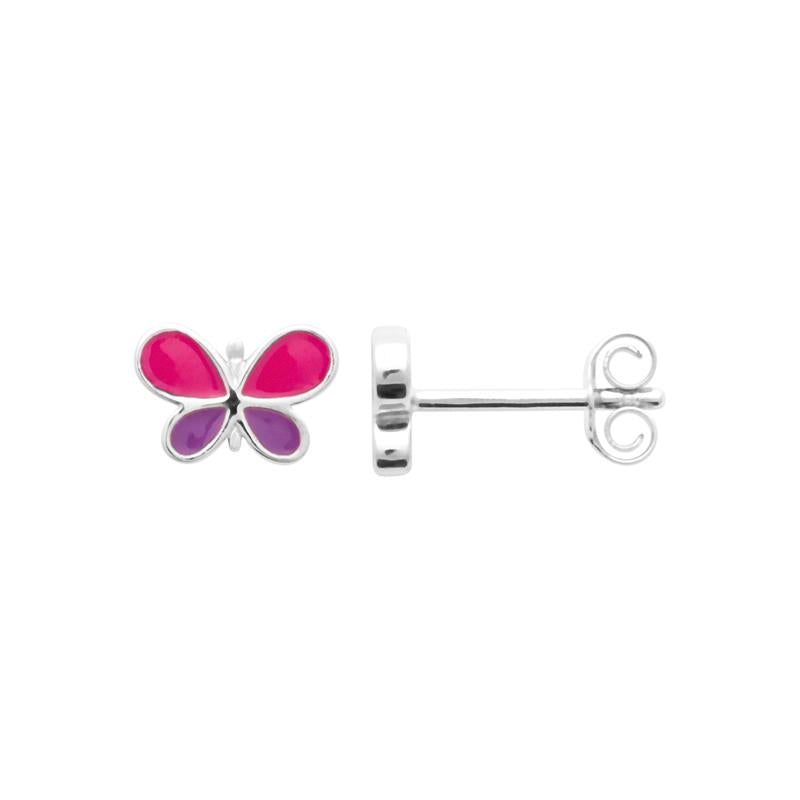 Schmetterling - Silber - Ohrringe