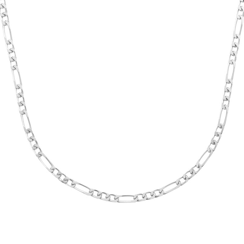 Figaro Mesh - Silver - Necklace