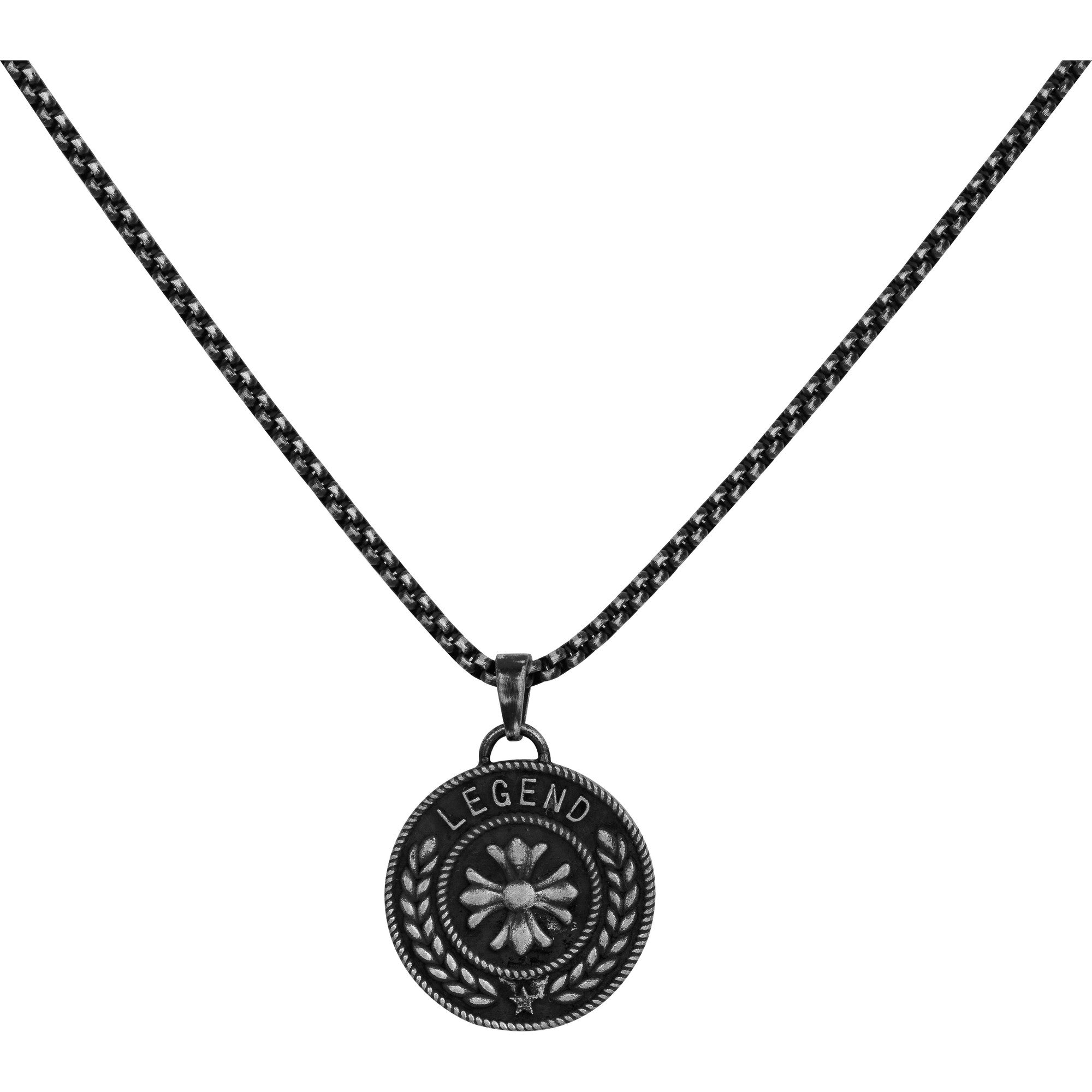 PHEBUS Griechische Halskette für Herren 316L Stahl 75-0168