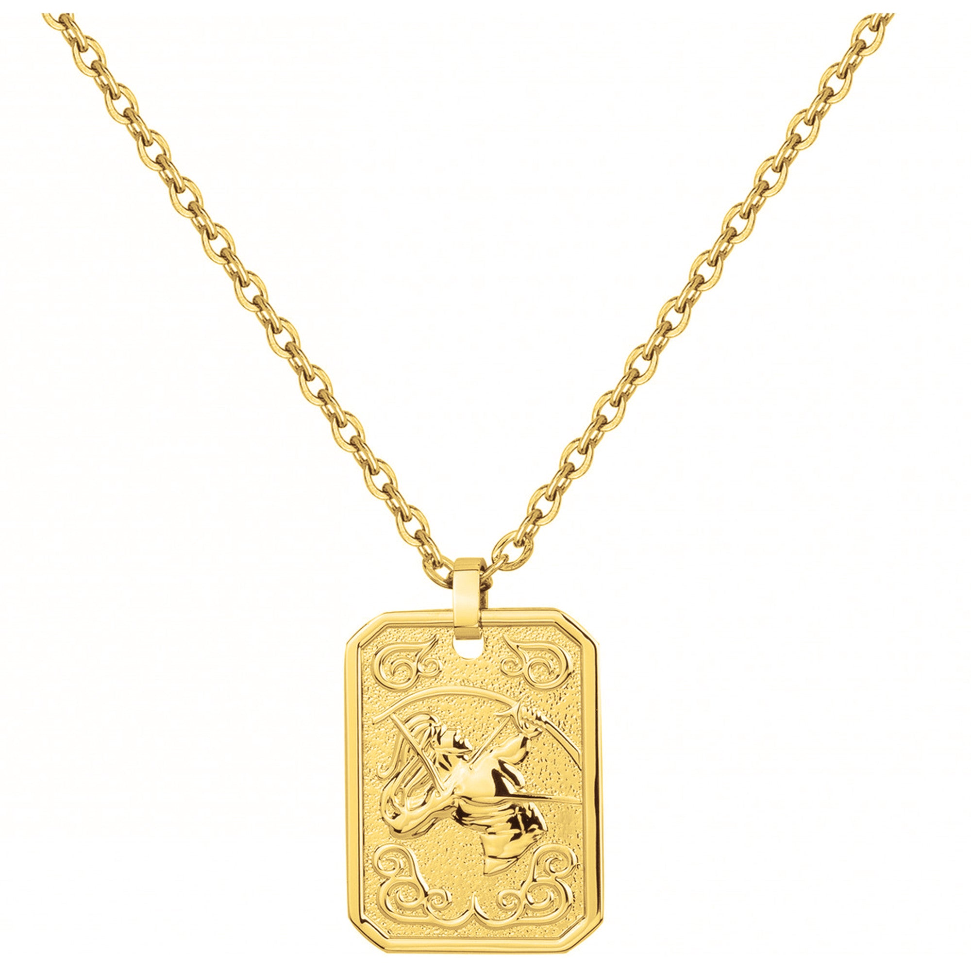Męski naszyjnik zodiaku PHEBUS ze stali 316L 75-0234