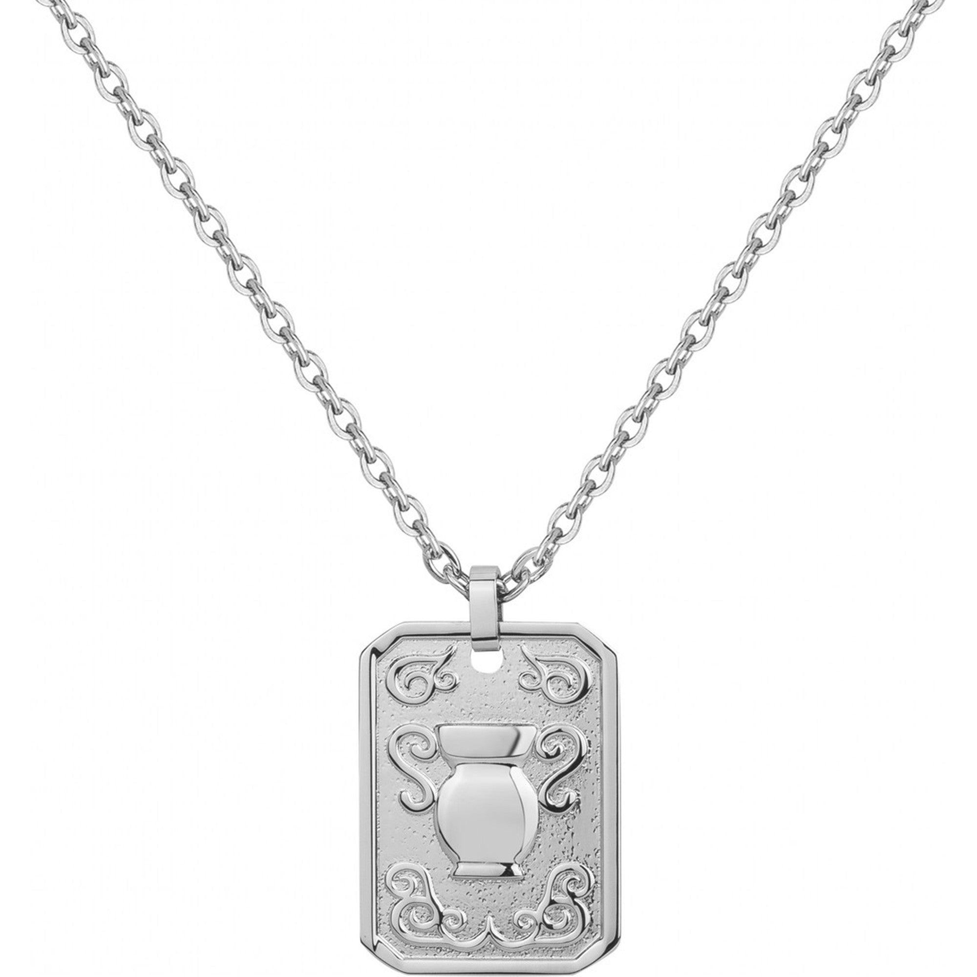 PHEBUS Collana zodiacale da uomo in acciaio 316L 75-0241