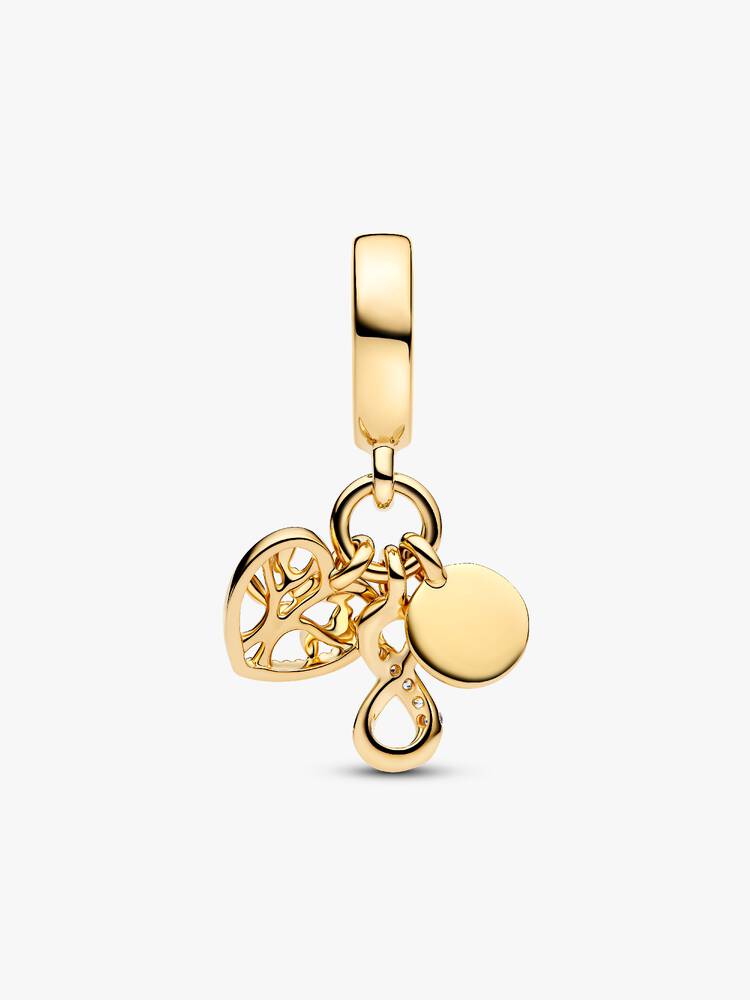 Charm Pendant Triple Infini Famille Doré | Pandora