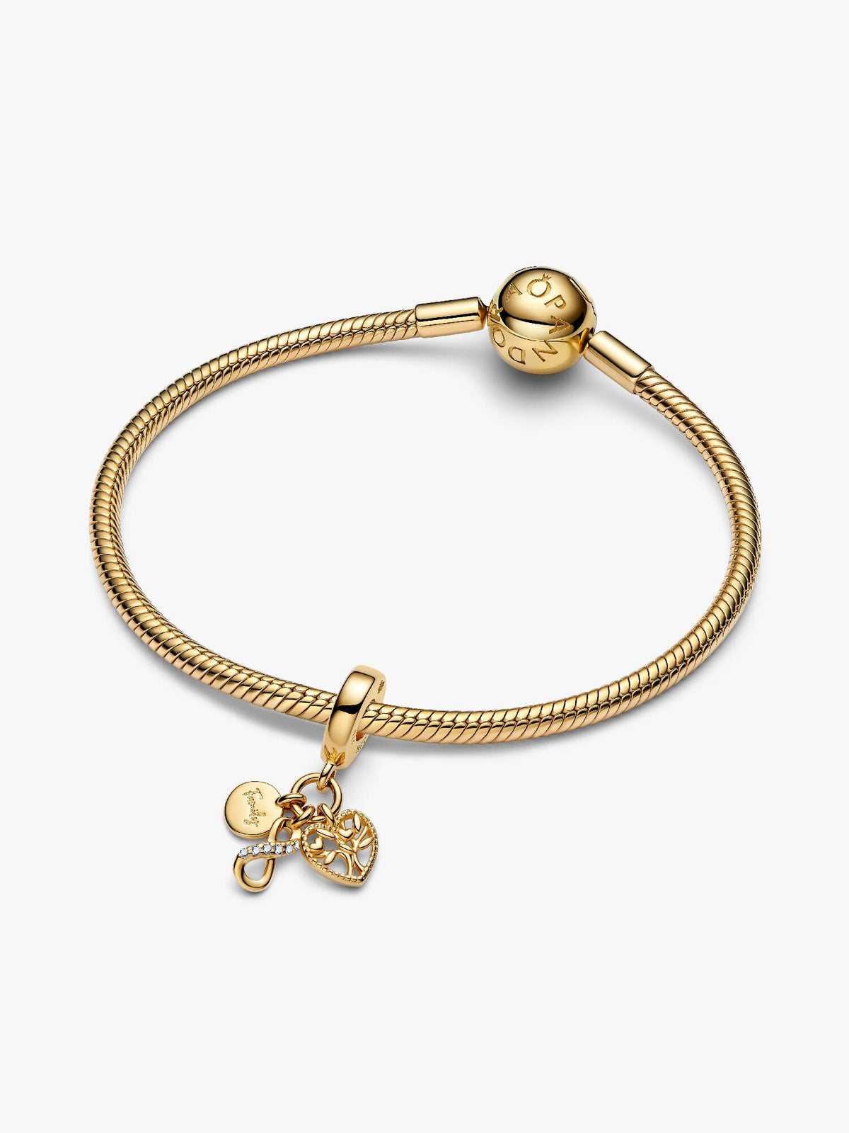 Charm Pendant Triple Infini Famille Doré | Pandora