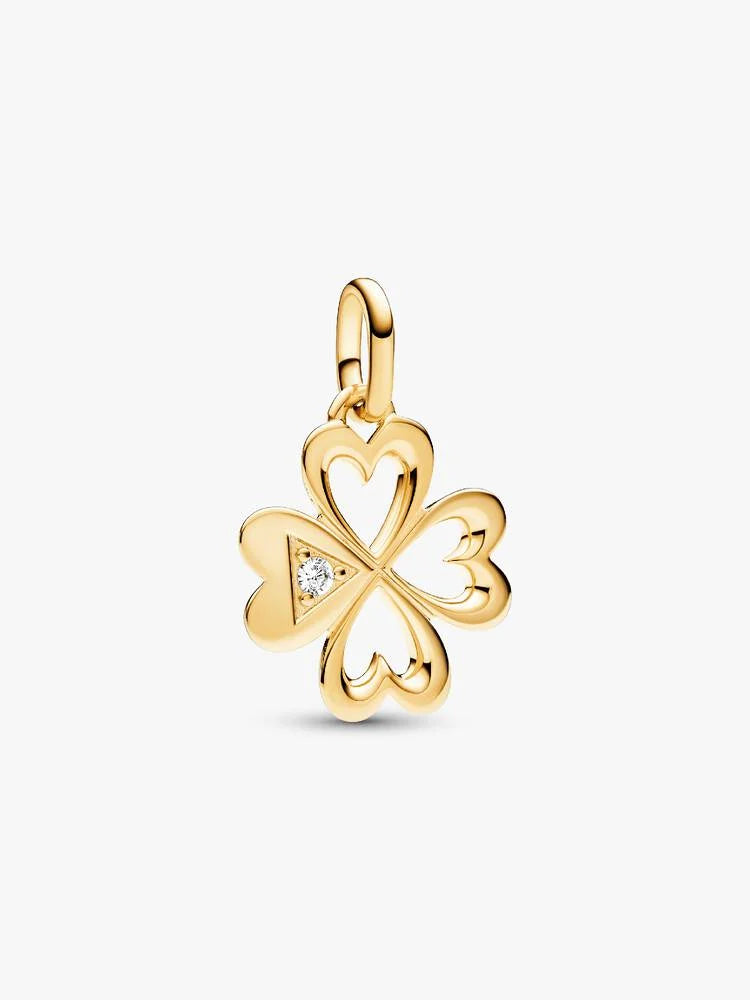 Γούρι Pandora - Τετράφυλλο Τριφύλλι Καρδιά Locket | 763034C01