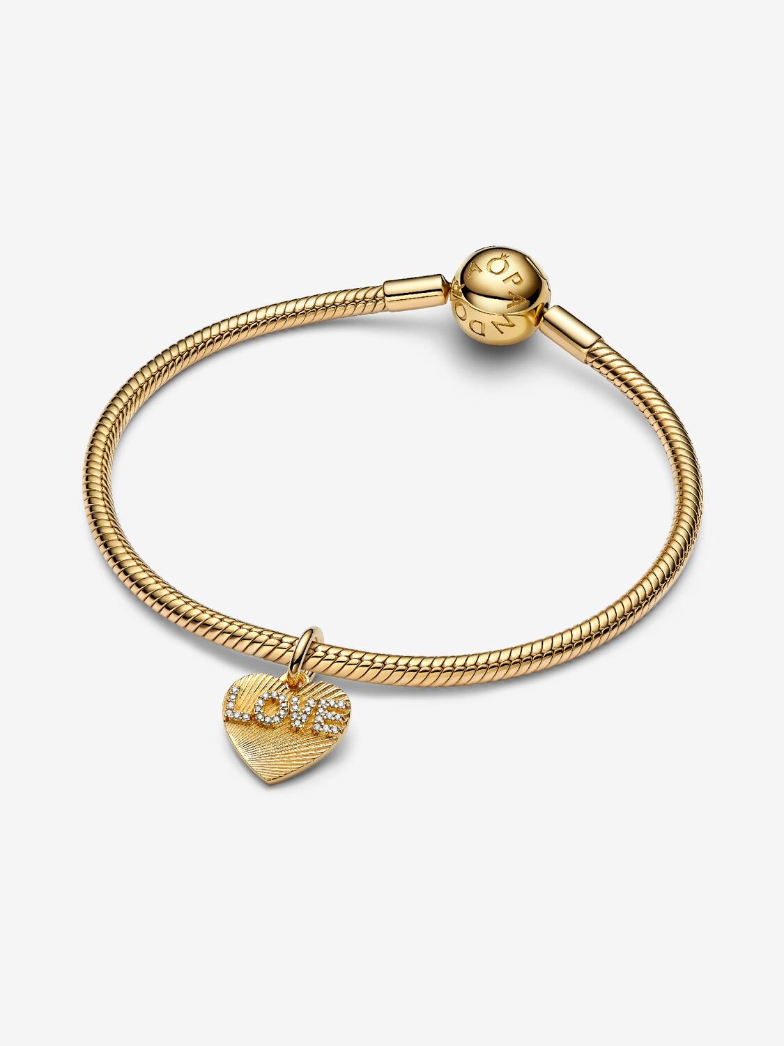 Engravable Love Heart Pendant Charm | Pandora