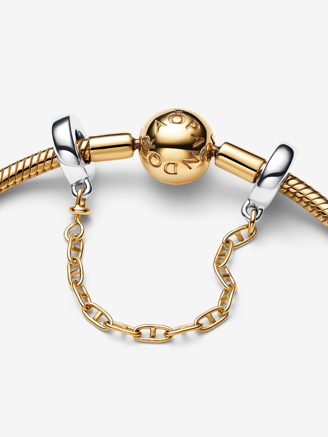 Gold Elongated Comfort Chain | Pandora