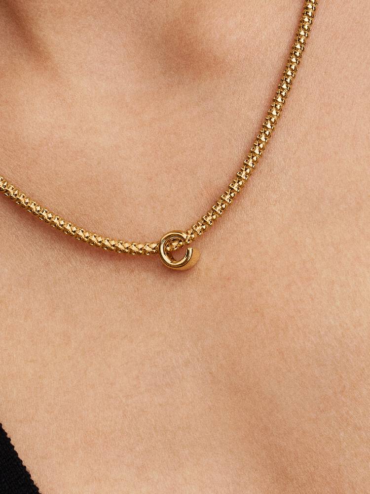 Mini Breloc Pandora - Alfabet Litera C | 763949C00