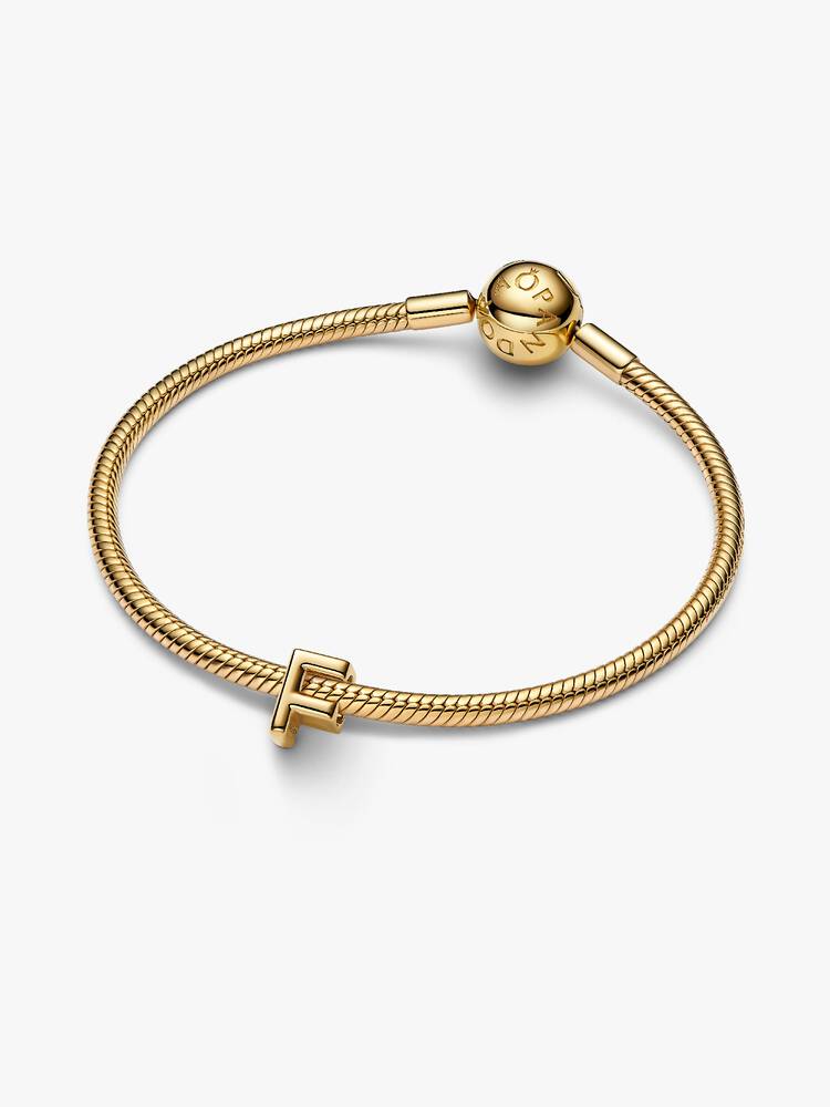 Mini Breloc Pandora - Alfabet Litera F | 763952C00