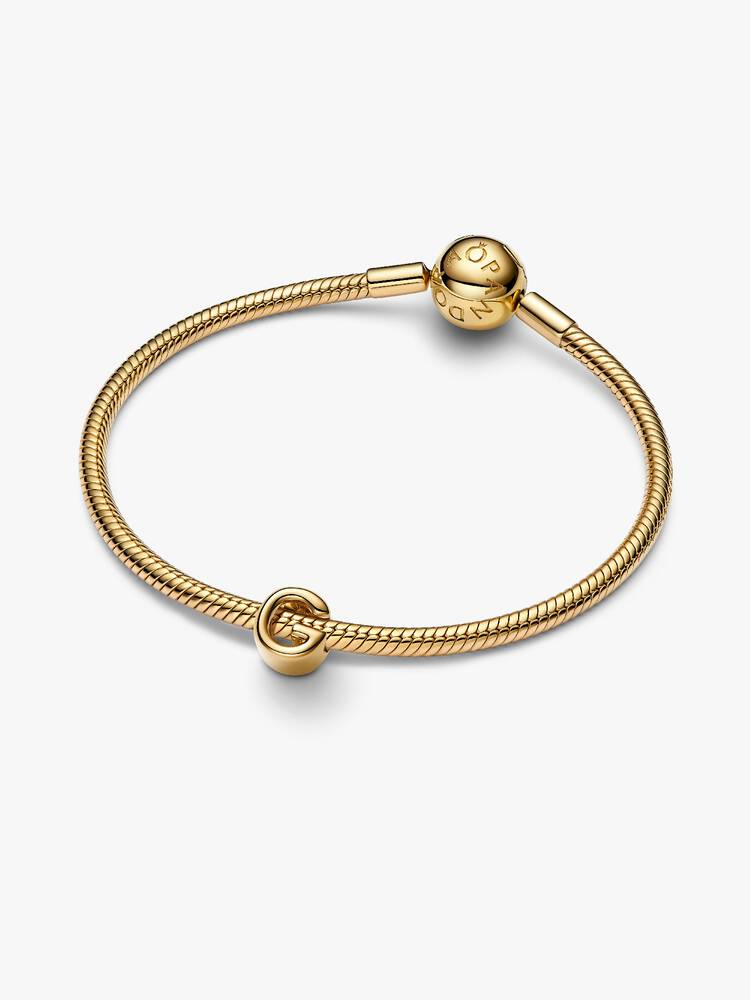 Mini Pandora-bedel - Alfabetletter G | 763953C00