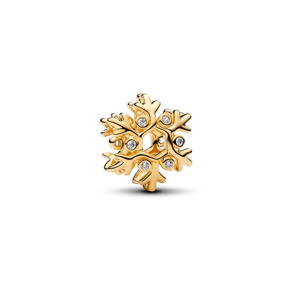 Charm Flocon de Neige Doré