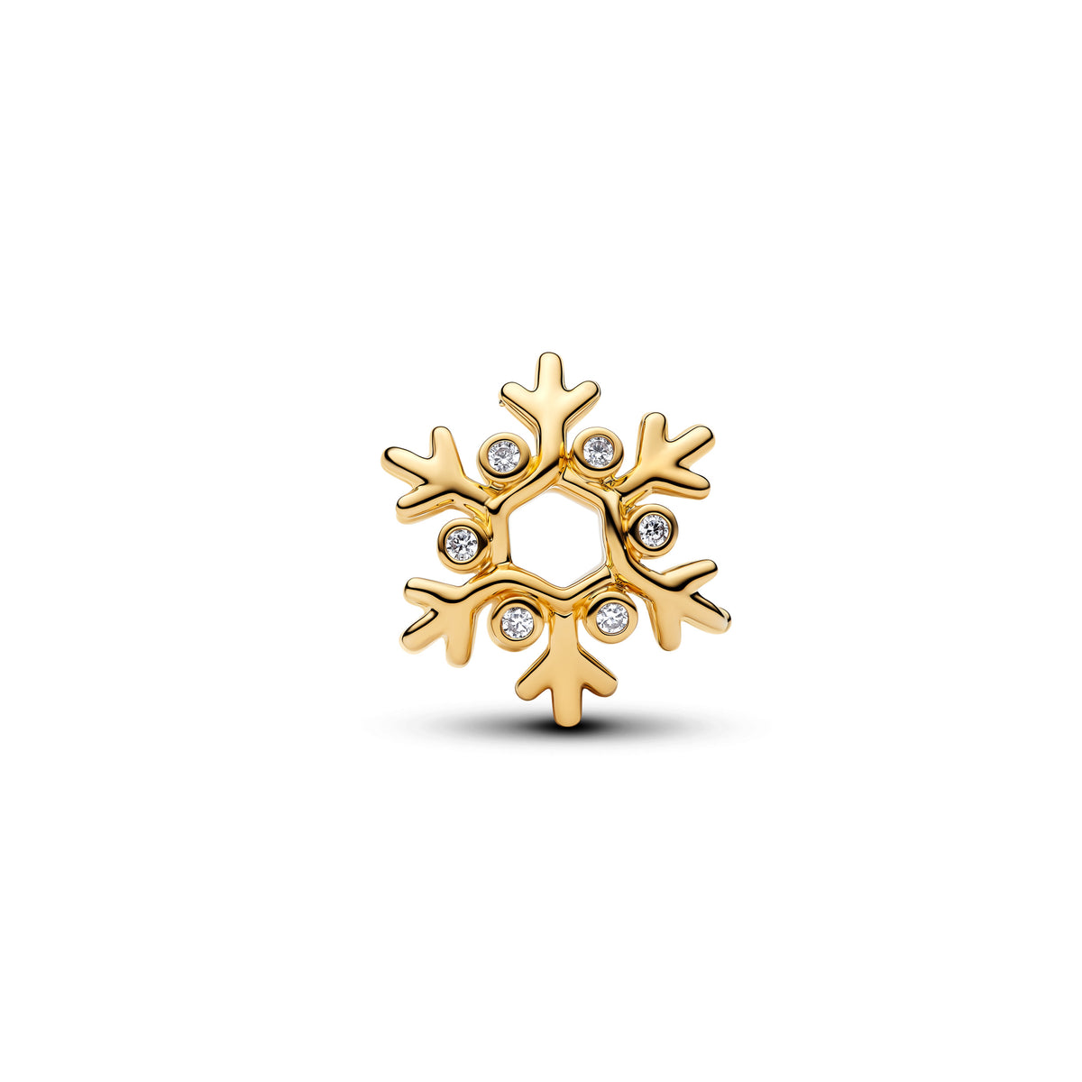 Charm Flocon de Neige Doré – vue 2