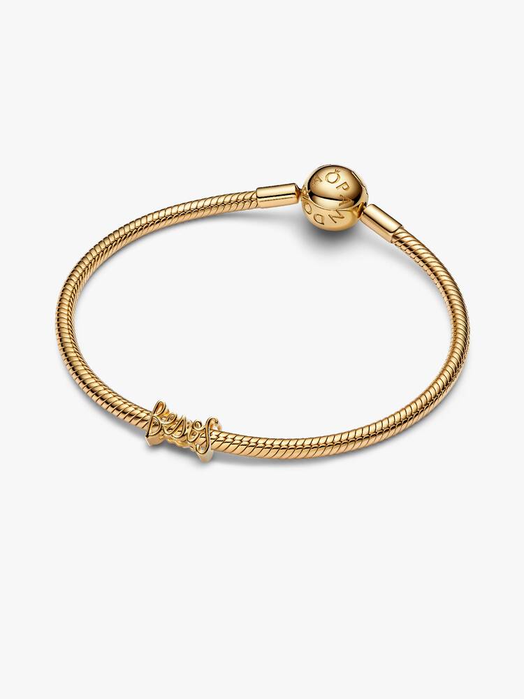 Pandora Charm - Besos Golden Manuscript | 764422C00