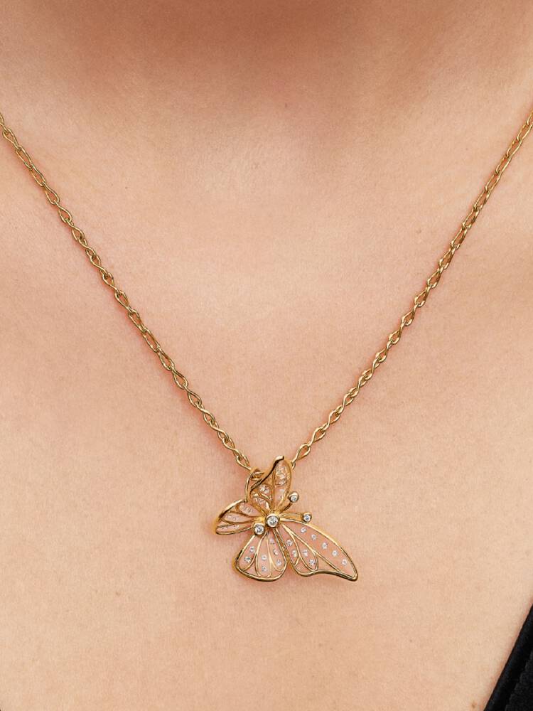 Charm Pandora - Mariposa Dorada Calada XL | 764487C01