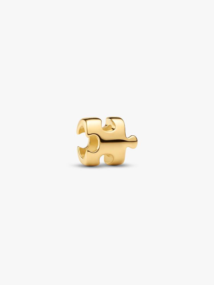 Mini Charm Pandora - Pièce de Puzzle Doré | 764514C00