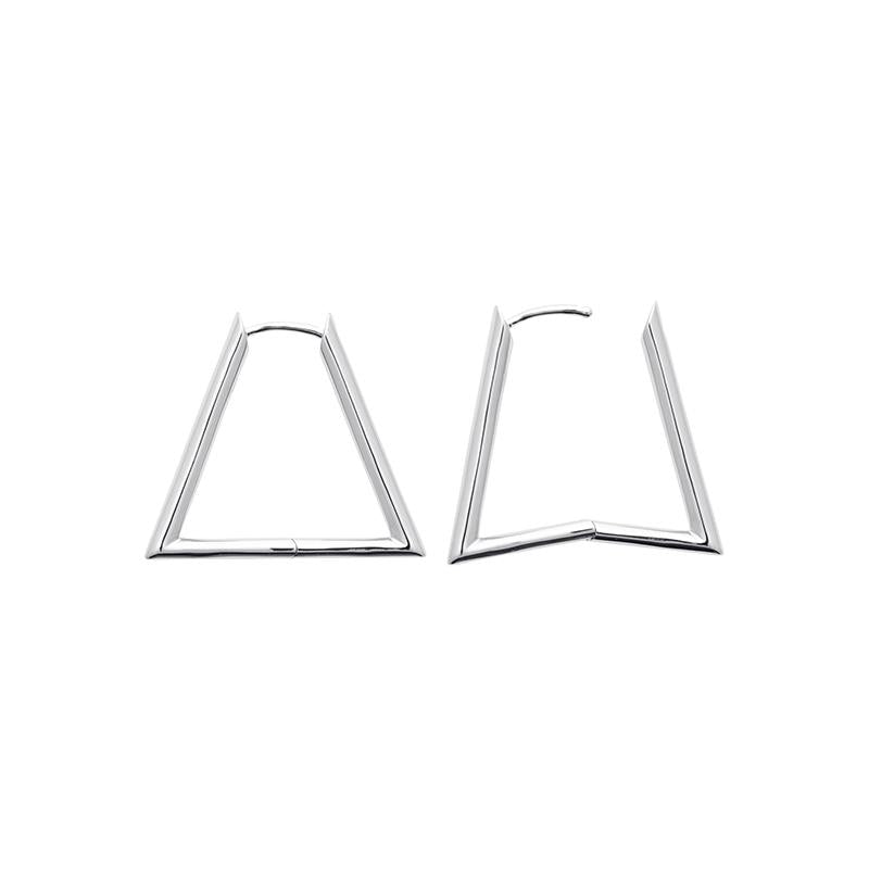 Triangle - Silver - Earrings
