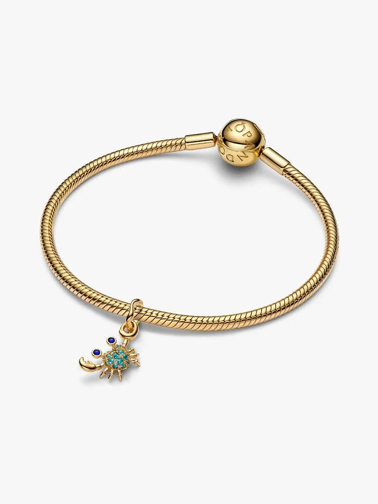 Charm Pandora - Pendant Crabe Doré | 764684C01