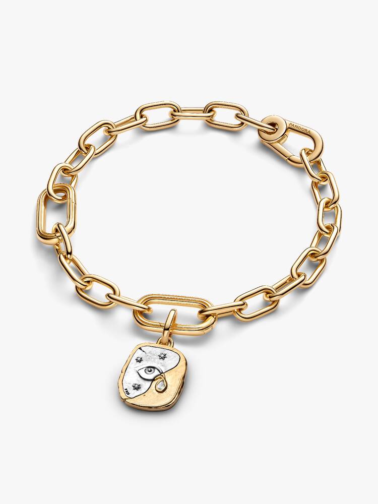 Zweifarbiger Augen-Medaillon-Charm | Pandora