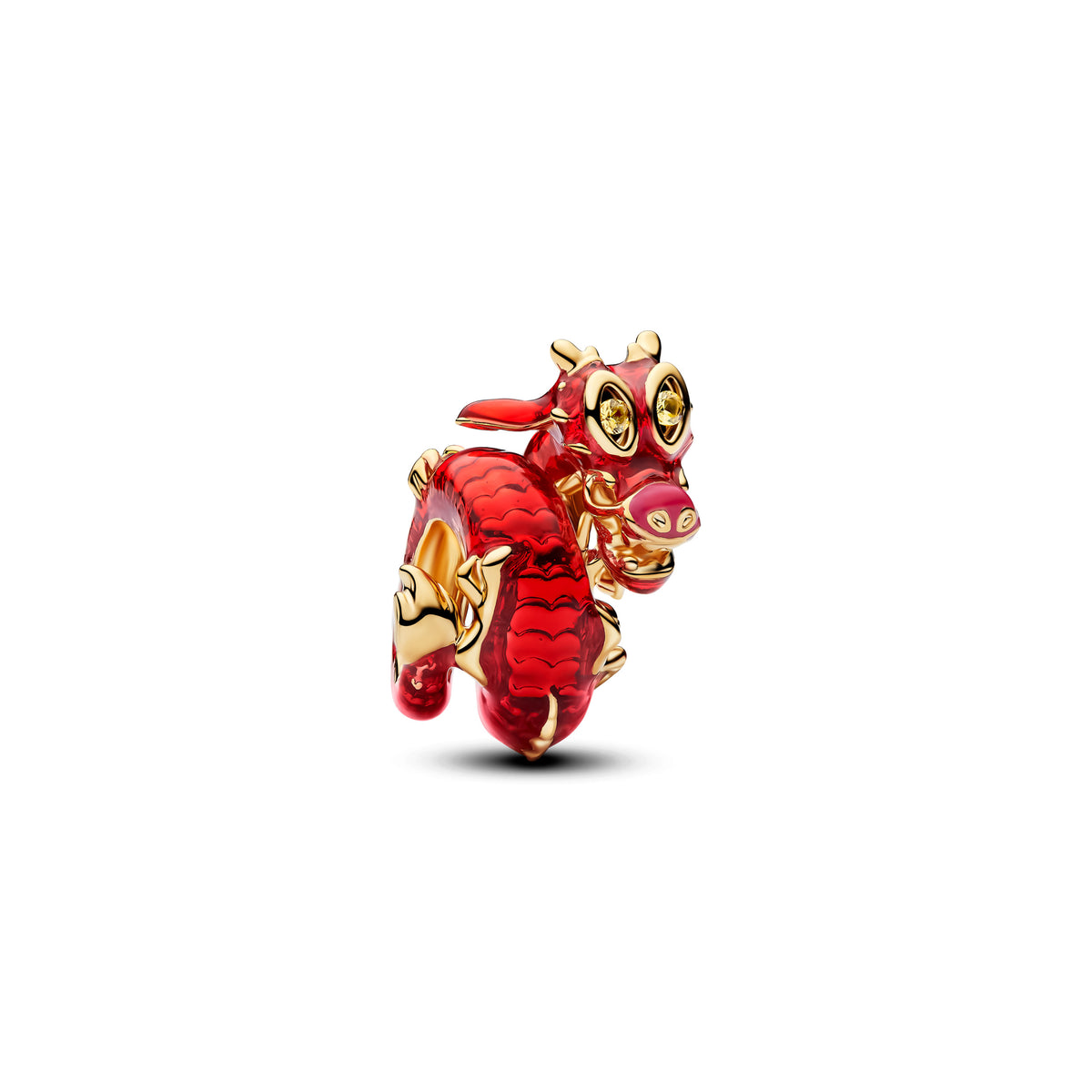 Charm Disney Mulan Mushu Doré