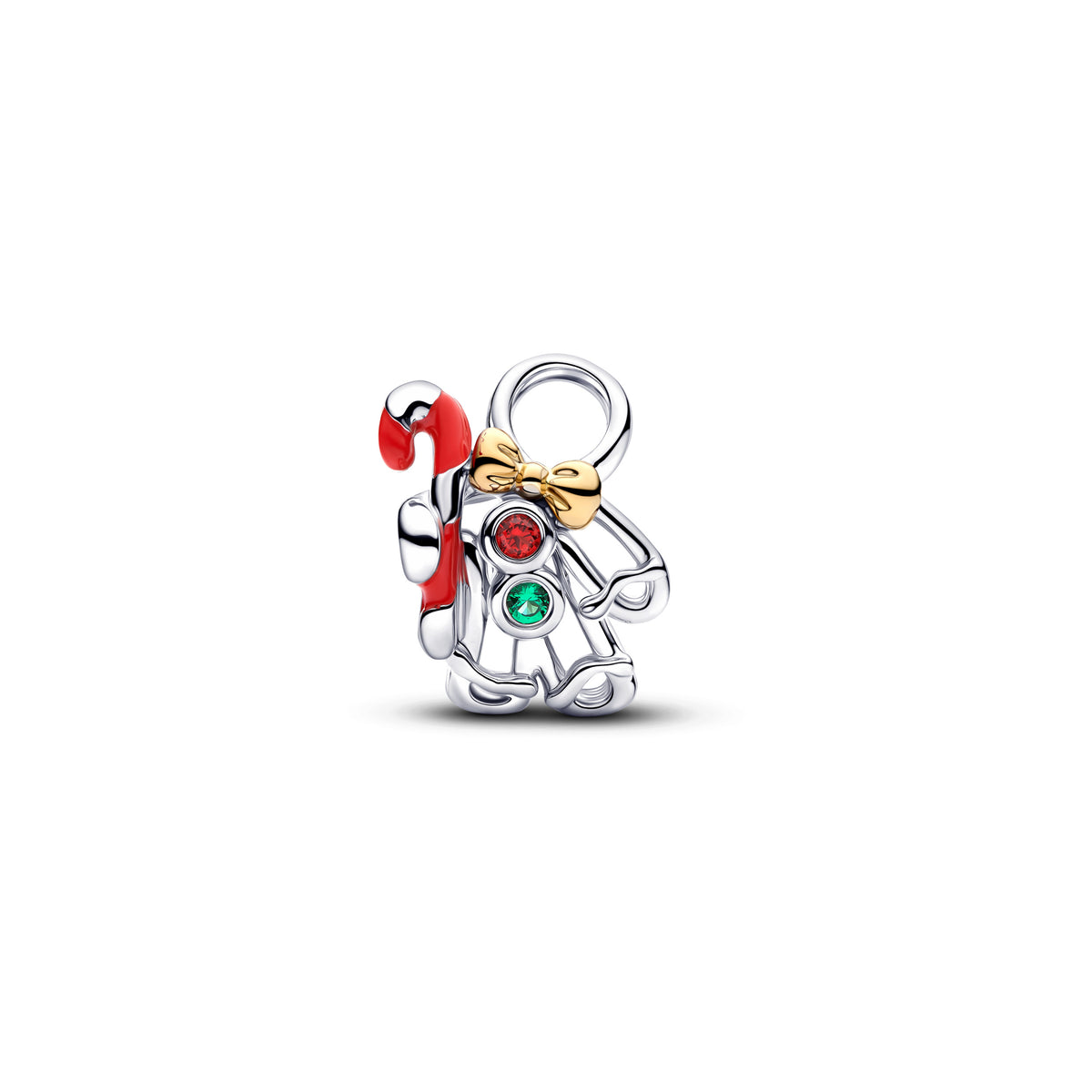 Charm Ajouré Bonhomme de Pain d’Épices Bicolore – vue 2