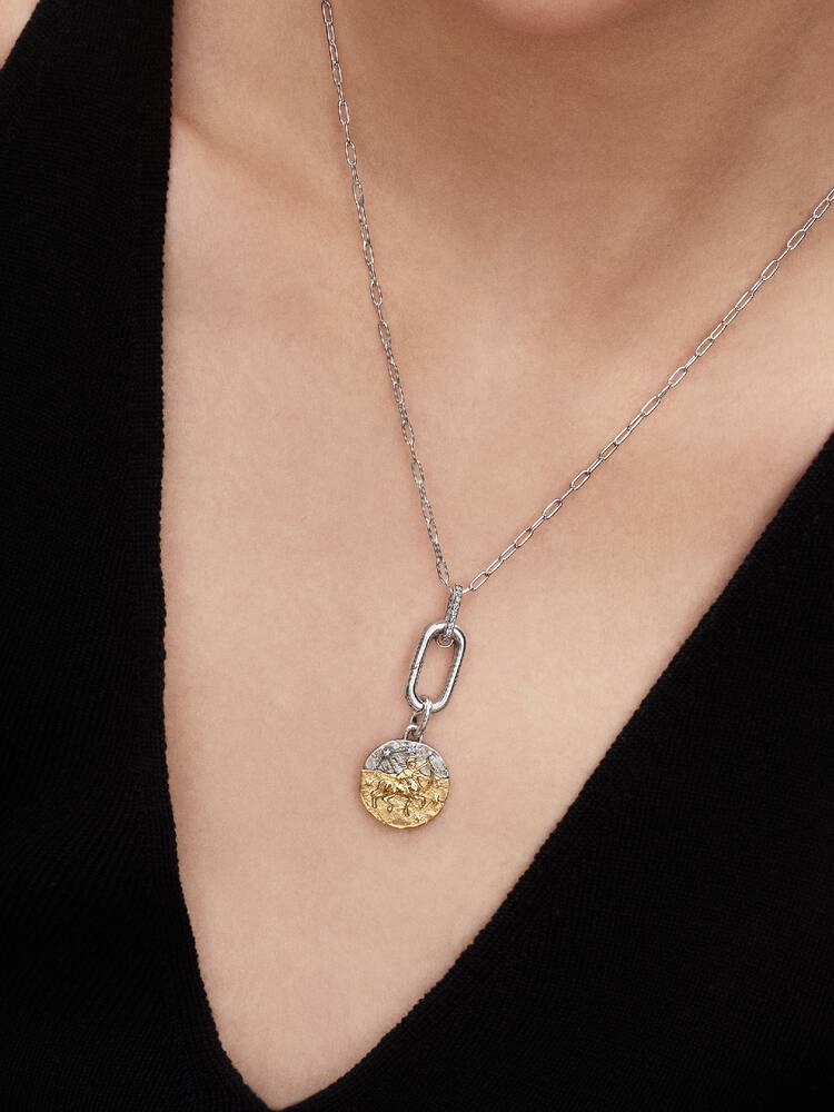 Charm Médaillon Signe du Sagittaire Bicolore | Pandora